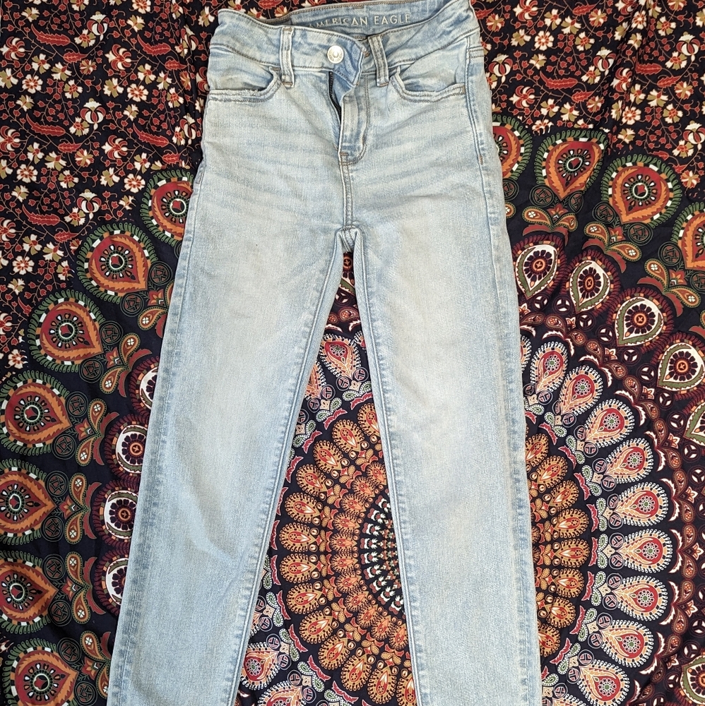American Eagle Outfitters Next Level Stretch 23" S 000 High Rise Jeggings